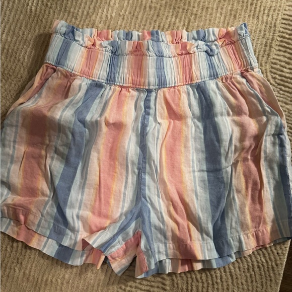 Southern Tide Pants - Southern Tide High Waist Pink and Blue Shorts